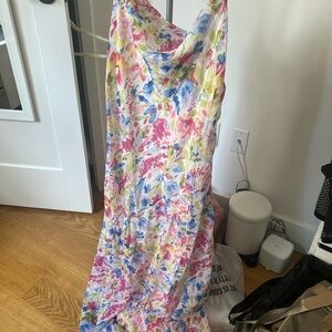 Floral Multicolor Maxi Dress